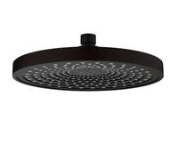 Soffione doccia Large Water Volume Booster Shower Head Pressurized Single Home Bathroom(Black)