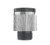 Soffione doccia limitatore - Valvola regolatore di pressione regolabile in ABS per ridurre l'utilizzo, risparmiare energia e controllare lo stato di gocciolamento, 4,6 x 4,1 x 3,6 cm