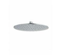 SOFFIONE DOCCIA MOSCA ROTONDO IN ACCIAIO SOTTILE 2mm CROMATO 20-25-30-40 CM