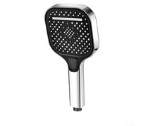 Soffione doccia multi spray ad alta pressione con 1 tubo da 5 m che fornisce sei impostazioni di spruzzo per un comfort doccia personalizzato (argento)