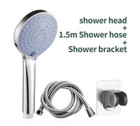 Soffione Doccia Pacchetto accessori for doccia a mano pressurizzata for bagno Ugello for doccia Grande uscita d'acqua 5 modelli Adattamento Risparmia acqua Doccino Per Doccia(Set 2)