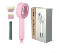 Soffione doccia portatile 3 in 1 con filtro al carbone in spugna ABS per una pressione dell'acqua più forte e ridurre le impurità, uso quotidiano (rosa)