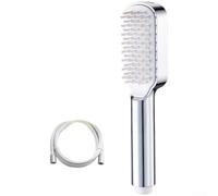 Soffione doccia portatile a due velocità con spazzola in silicone morbido, progettato per bambini e animali domestici, maggiore pressione dell'acqua e presa comoda per un facile utilizzo (E)