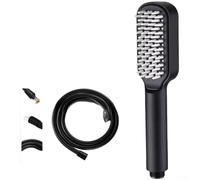 Soffione doccia portatile a due velocità con spazzola in silicone morbido, progettato per bambini e animali domestici, maggiore pressione dell'acqua e presa comoda per un facile utilizzo (H)