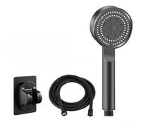 Soffione doccia portatile ad alta pressione regolabile in 5 modalità con design a risparmio idrico e struttura in ABS, facile da installare tubo e supporto inclusi, per uso in bagno nelle case del
