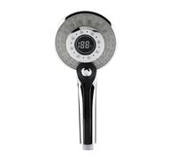 Soffione doccia portatile con display digitale compatibile 3 modalità di spruzzo, controllo della temperatura a colori, luce LED, soffione for bagno