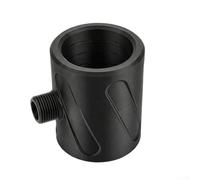 Soffione doccia portatile in ABS da uomo con geometria del foro ampliato per supportare la stabilità del flusso a lungo termine nell'uso quotidiano (nero)