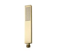 Soffione doccia portatile in acciaio inossidabile, soffione in nichel dorato spazzolato, doccetta for vasca da bagno, manuale bianca nera cromata(Brushed Gold Shower)
