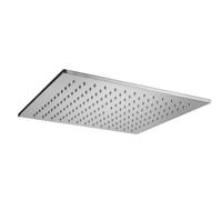 SOFFIONE QUADRATO IN OTTONE CROMATO MODELLO SYNCRO KING 1/2" - 1 GETTO - 300X300