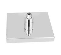 Soffione doccia quadrato a LED 8 pollici pioggia cromata faccia 7 colori che cambiano luce romantica nessuna batteria nessun cavo necessario pressione dell'acqua attivata per il