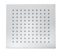 Soffione doccia quadrato Bossini Tetis cromato 20x20 cm I00873000030005