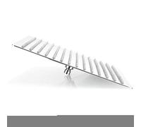 Soffione Doccia Quadratoin Acciaio Inox 35X35 Cm effetto pioggia con ugelli anticalcare mod. Ultraslim