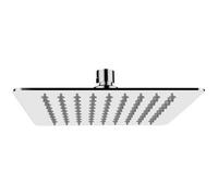Dianhydro soffione doccia quadro Ultra Slim 25 x 25 cm spessore 2 mm in acciaio
