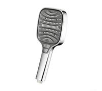 Soffione doccia regolabile a 8 impostazioni ottimizzato per la variabilità della pressione dell'acqua residenziale e le esigenze di efficienza (argento)