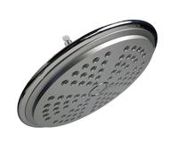 SOFFIONE DOCCIA ROTONDO 20X20 CM PER BAGNO EFFETTO PIOGGIA SOTTILE CROMATO 93008