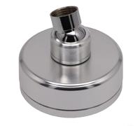 Soffione doccia rotondo ad alta efficienza energetica con aumento della pressione e ugello del foro di gruppo che offre un flusso d'acqua potente ma morbido per un'esperienza di doccia confortevole