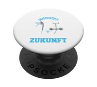 Soffione doccia senza fili con scritta in lingua tedesca PopSockets PopGrip Adesivo