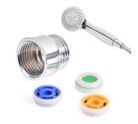 Soffione doccia,Set di adattatori a risparmio di flusso d'acqua - Set di adattatori per risparmio d'acqua per soffione doccia, adattatore di risparmio per bagno, WC