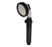 Soffione Doccia Soffione doccia ad alta pressione con interruttore di accensione/spegnimento, pulsante di arresto, 3 modalità, soffione doccia portatile for bagno(Black shower B)