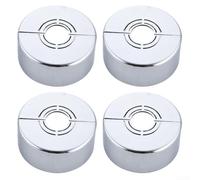 Soffione doccia Split Cover 4pcs ABS regolabile bianco (argento)