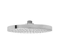Soffione Doccia Tondo Con Giunto Orientabile, Doccetta Orientabile In Acciaio Inox, Diametro 200 mm