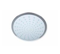 SOFFIONE DOCCIA TONDO CROMO 1 GETTO ANTICALCARE ABS SET BAGNO VASCA TESTA DOCCIA