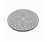 SOFFIONE DOCCIA TONDO IN ABS 22,5 CM UGELLI FORI BAGNO MISCELATORE FILTRO 87133