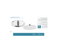 Soffione Doccia Tondo Inox Lucido Metaform