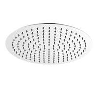 SOFFIONE DOCCIA TONDO ULTRA SLIM ACCIAIO INOX Diam. 350 mm DH
