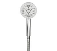 Soffione doccia Triton | Olivia | Acqua | 5 Spray | Soffioni doccia ad alta pressione | Universale | Cromo | Set di teste | Accessori doccia