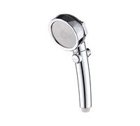 Soffione doccia universale ad alta pressione, regolabile, a risparmio idrico, di lusso, per casa, hotel, bagno, argento, come mostrato