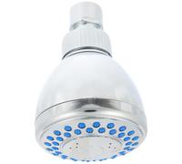 Soffione Fisso per Doccia ad Alta Pressione in Plastica Argento | Riduce il Consumo D'acqua, Facile da Sostituire e Mantenere, per Bagno Domestico e Bassa Pressione