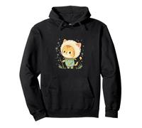 Soffione Gatto Dolce Passione Floreale Felpa con Cappuccio