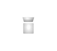 Soffione Jacuzzi Quadro in acciaio inox ultrapiatto 300x300 mm art. 1811056JA00