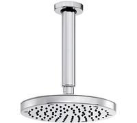 SOFFIONE LUSSO MOD. OKI DIAM. 200 CON BRACCIO VERTICALE Soffione