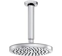 SOFFIONE LUSSO MOD OKI Diam 200 CON BRACCIO VERTICALE Soffione Diam 200 mm