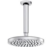 SOFFIONE LUSSO MOD OKI Diam 200 CON BRACCIO VERTICALE Soffione Diam 200 mm