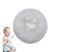 Soffione per cipria per neonati - Sbuffo di polvere rotonda per il viso con fiocco in nastro, soffio di polvere per il corpo e il viso rotondo ultra morbido con fiocco a nastro, soffio di polvere