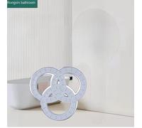 Soffione Per Doccia Da Bagno 3 Anelli in abs Doccetta Multigetto bianco 87514