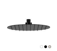 SOFFIONE SLIM TONDO Nero Opaco Diam 300 mm Bracci Soffioni Doccia