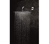 Soffione tondo rotondo diametro 30 in acciaio cromato AISI304 super mirror anticalcare