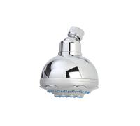 Soffioni abs cromo c/snodo d.10