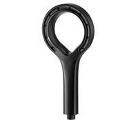 Soffioni doccia con getto ad anello a forma di cuore, set doccia ad alta pressione for la casa, miscelatori for il bagno con getto a pioggia, accessori for il bagno(Black Shower)