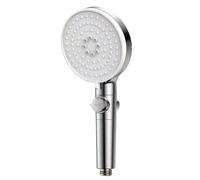 Soffioni Doccia Portatili Soffione bagno con filtro ad alta pressione da 2 pezzi Soffione bagno rotondo portatile Spray regolabile in 5 modalità con strumento for bagno a pioggia con filtro a spazzola