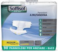 Soffisof Air Dry Pannoloni con Adesivi Extra 90 St
