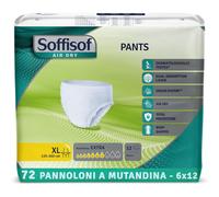 Soffisof Air Dry Pants Extra XL - 72x Pannoloni per Anziani a Mutandina