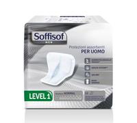 Soffisof Men - Protezione Maschile Assorbente Uomo Level 1 Normal, 12 assorbenti