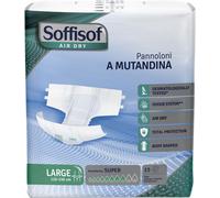 soffisof Pannolino mutandina air dry super l 15 pezzi