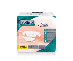 SOFFISOF SLIP AIR DRY PANNOLONE A CINTURA EXTRA TG. L DA 15 PEZZI