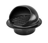 Soffit Vent Cover - Flexible Placement, Air Vents Circular Soffit Vents, Black Soffits Vent Cover | Replacement Part Rust-Proof For Architect Renovators Home Garage Barn Shed Wall Roof Bedroom